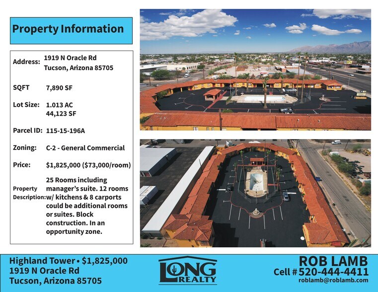 1919 N Oracle Rd, Tucson, AZ à vendre - Photo de l’immeuble – Image 2 sur 11