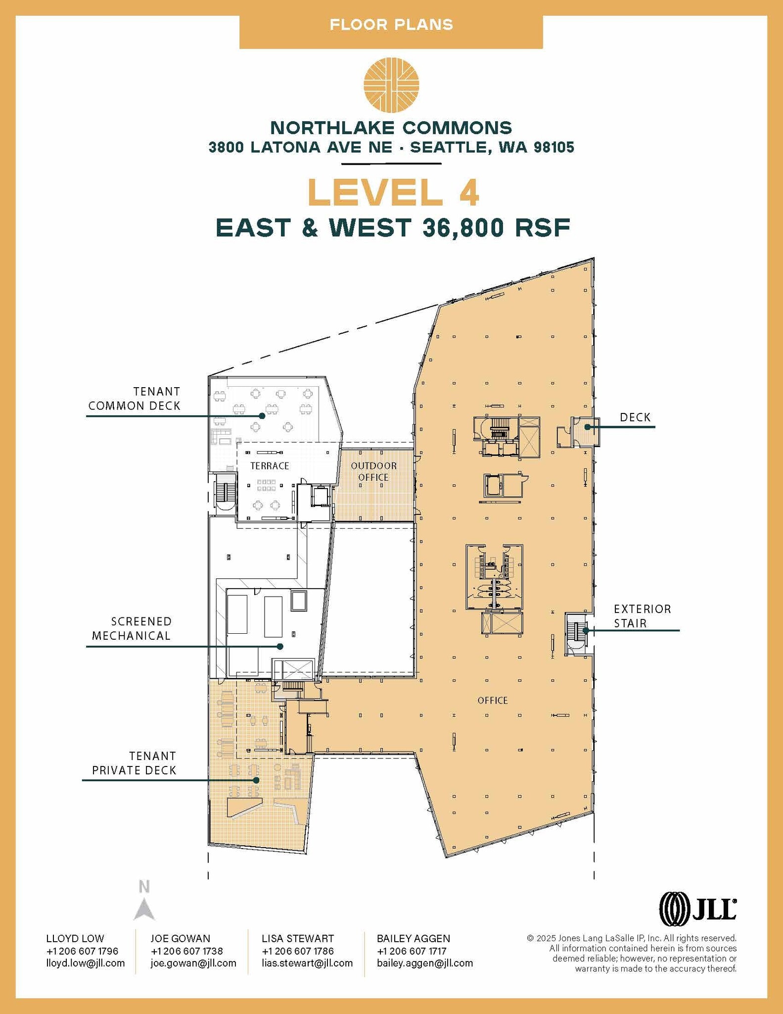 3800 Latona Ave NE, Seattle, WA à louer Plan d’étage– Image 1 sur 1