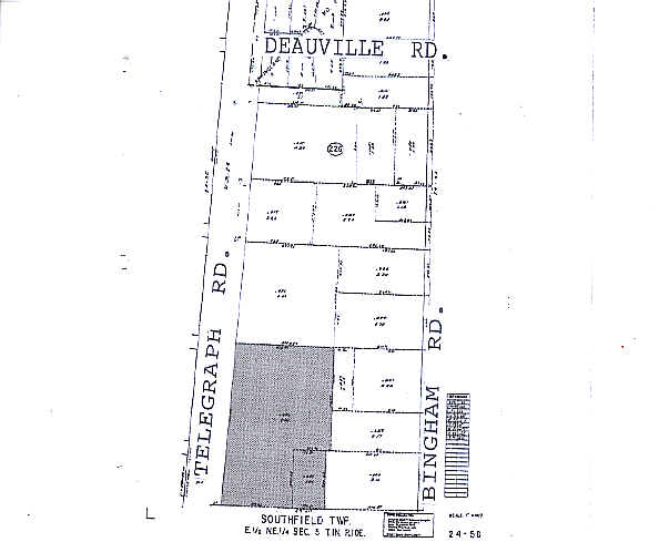 32100 Telegraph Rd, Bingham Farms, MI à louer - Plan cadastral – Image 2 sur 6