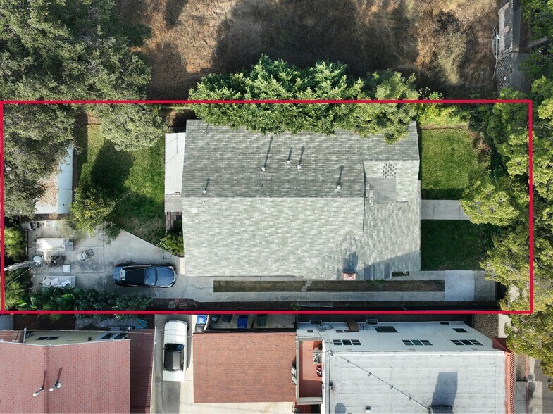 607 N Manhattan Pl, Los Angeles, CA à vendre - Aérien – Image 2 sur 17