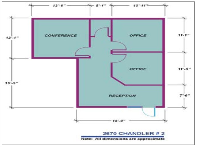 2670 Chandler Ave, Las Vegas, NV à louer - Plan d’étage – Image 2 sur 5