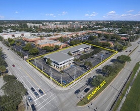 7495-7499 W Atlantic Ave, Delray Beach, FL - Vue aérienne vue de carte