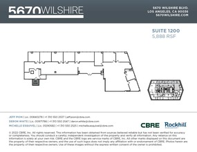 5670 Wilshire Blvd, Los Angeles, CA à louer Plan d’étage– Image 1 sur 1