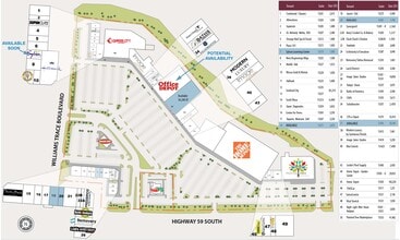 15201-15555 Southwest Fwy, Sugar Land, TX à louer Plan de site– Image 1 sur 1