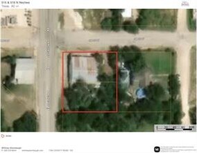 516 N Neches St, Coleman, TX - Vue aérienne vue de carte