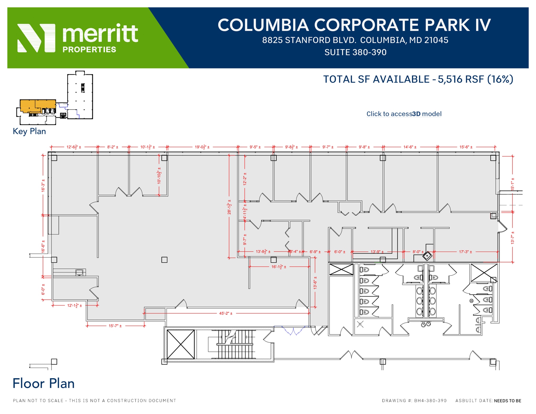 8830 Stanford Blvd, Columbia, MD à louer Plan d’étage– Image 1 sur 2