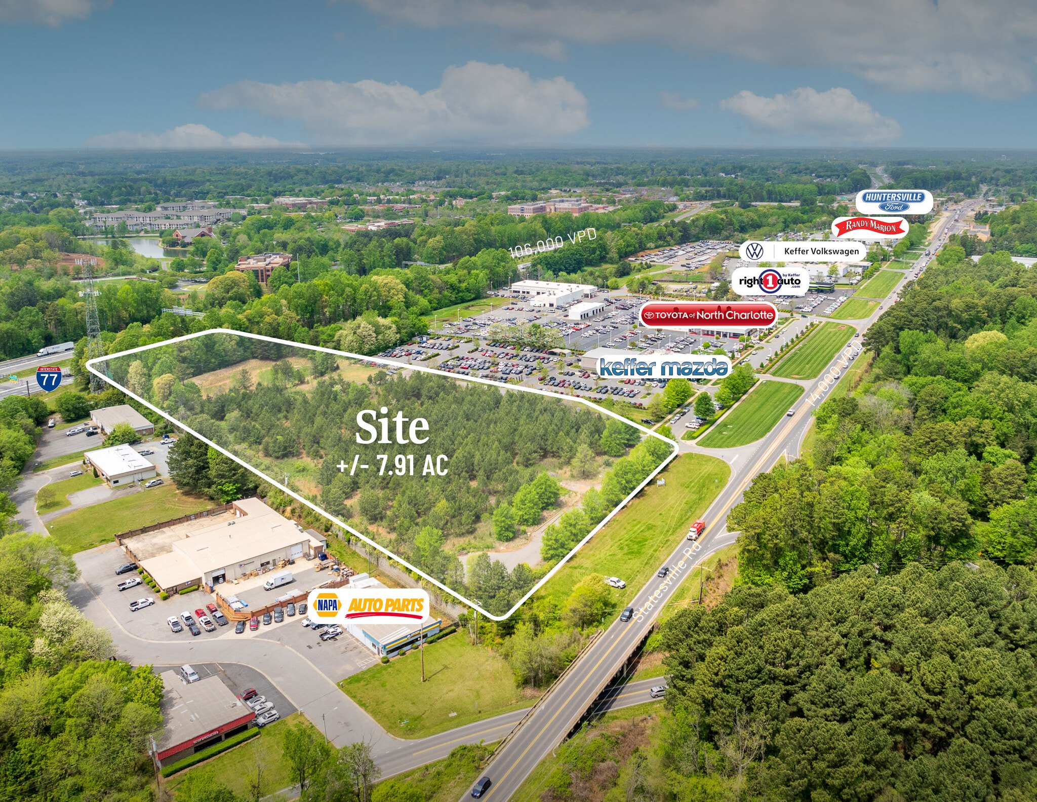 13231 Statesville Rd, Huntersville, NC à vendre Aérien– Image 1 sur 6