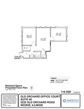 5225 Old Orchard Rd, Skokie, IL à louer Plan d’étage– Image 1 sur 1