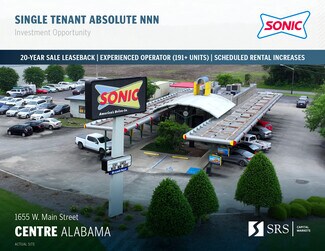 Plus de détails pour 1655 W Main St, Centre, AL - Local commercial à vendre