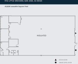 1712-1792 Little Orchard St, San Jose, CA à louer Plan d’étage– Image 2 sur 2