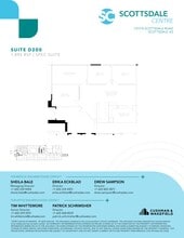 7373 N Scottsdale Rd, Scottsdale, AZ à louer Plan d’étage– Image 2 sur 2