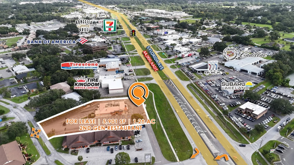 5125 S Florida Ave, Lakeland, FL à vendre - Aérien – Image 2 sur 3