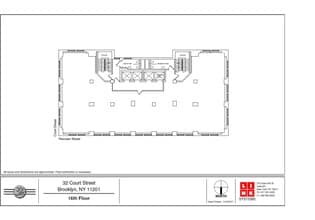32 Court St, Brooklyn, NY à louer Plan de site– Image 1 sur 2
