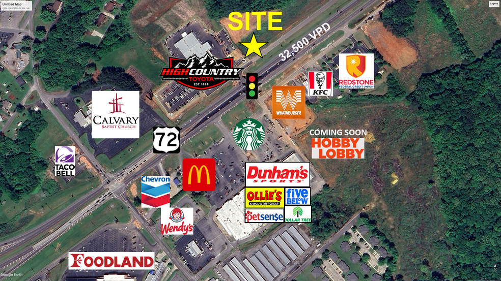 23040 John T Reid Pkwy, Scottsboro, AL à louer - Aérien – Image 2 sur 4