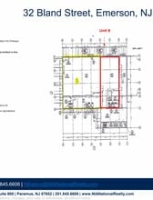 32 Bland St, Emerson, NJ à louer Plan d’étage– Image 1 sur 1