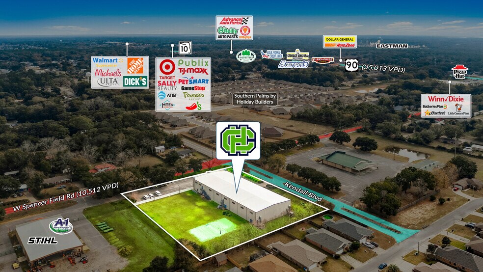4805 W Spencer Field Rd, Pace, FL à vendre - Photo de l’immeuble – Image 2 sur 5