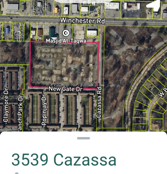 Plus de détails pour 3539 Cazassa Rd, Memphis, TN - Terrain à vendre