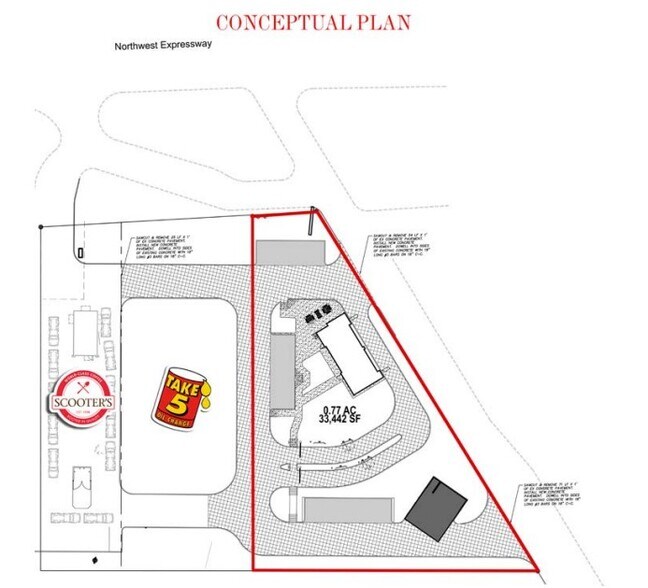5930 NW Expressway, Oklahoma City, OK à louer - Plan de site – Image 2 sur 3