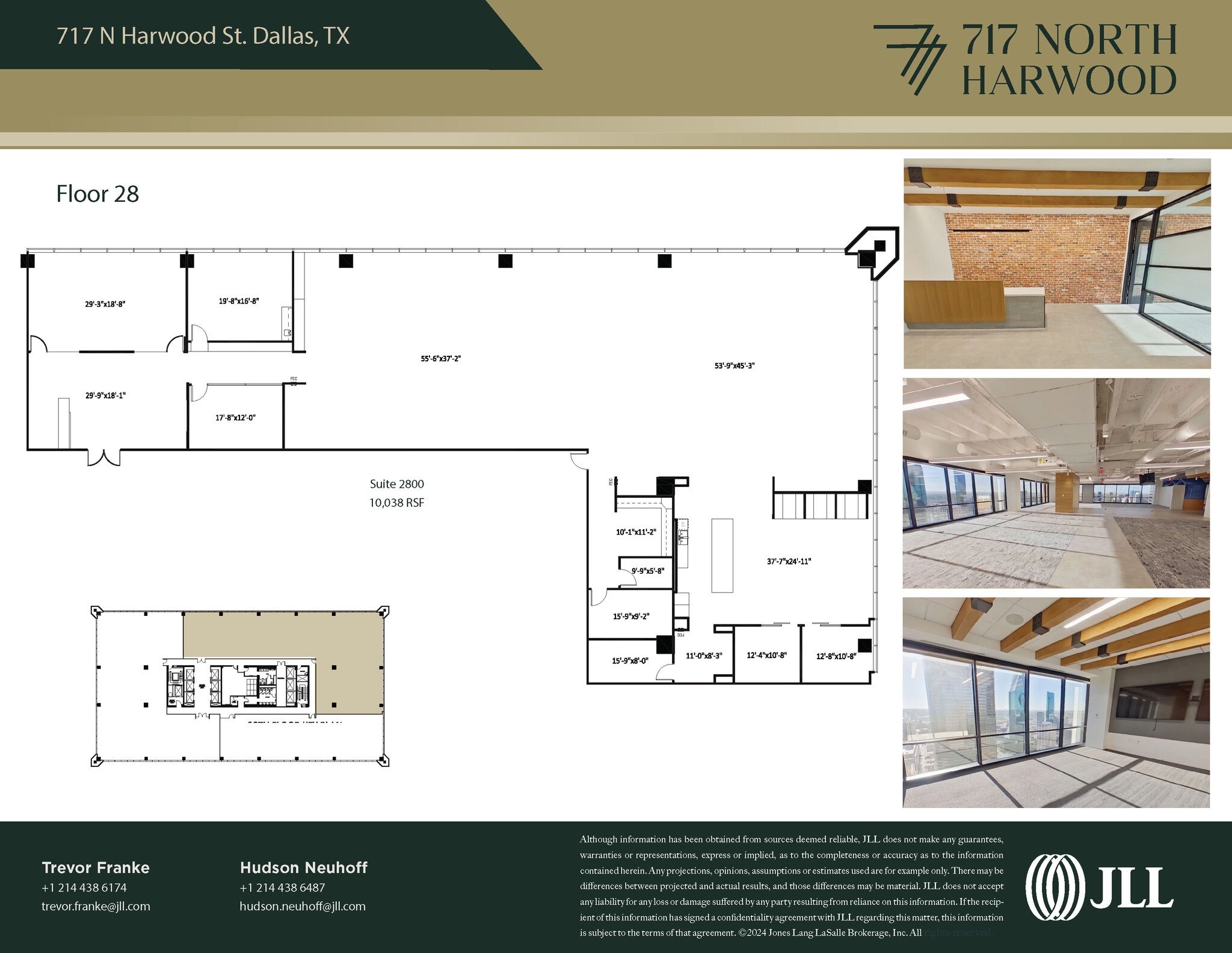 717 N Harwood St, Dallas, TX à louer Plan d’étage– Image 1 sur 1