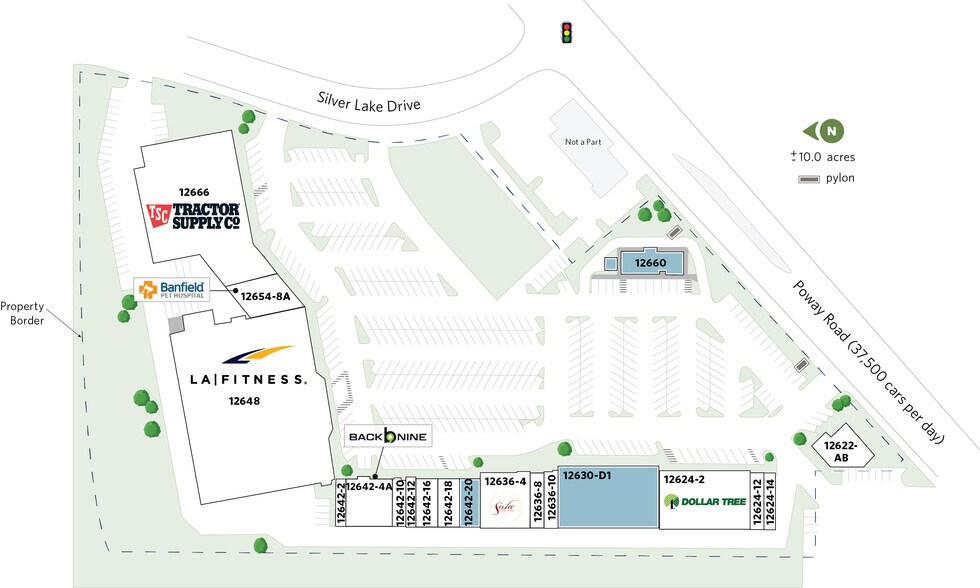 12622-12666 Poway Rd, Poway, CA à louer - Plan de site – Image 3 sur 20