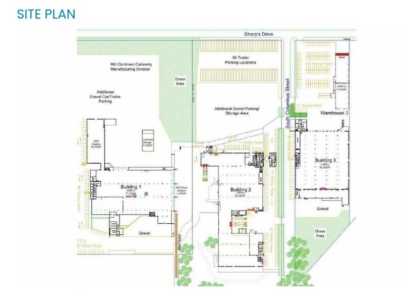 810 S Columbus Ave, Newton, KS à vendre - Plan de site – Image 2 sur 6