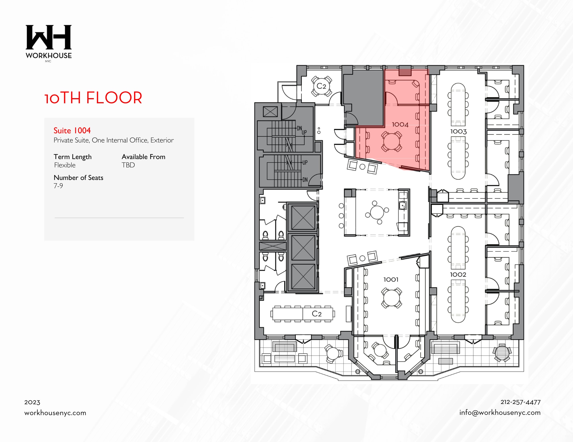 21 W 46th St, New York, NY à louer Plan d’étage– Image 1 sur 1