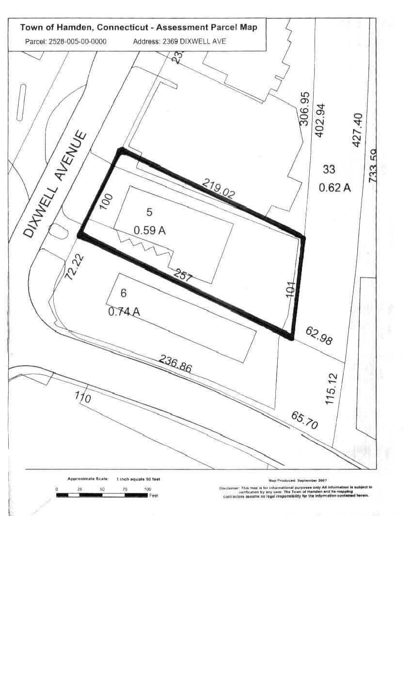 2369 Dixwell Ave, Hamden, CT à louer Plan de site– Image 1 sur 5
