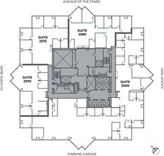 2121 Avenue of the Stars, Century City, CA à louer Plan d’étage– Image 2 sur 5
