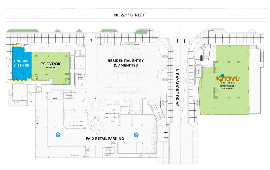 412 NW 22nd St, Miami, FL à louer - Plan d’étage – Image 3 sur 5