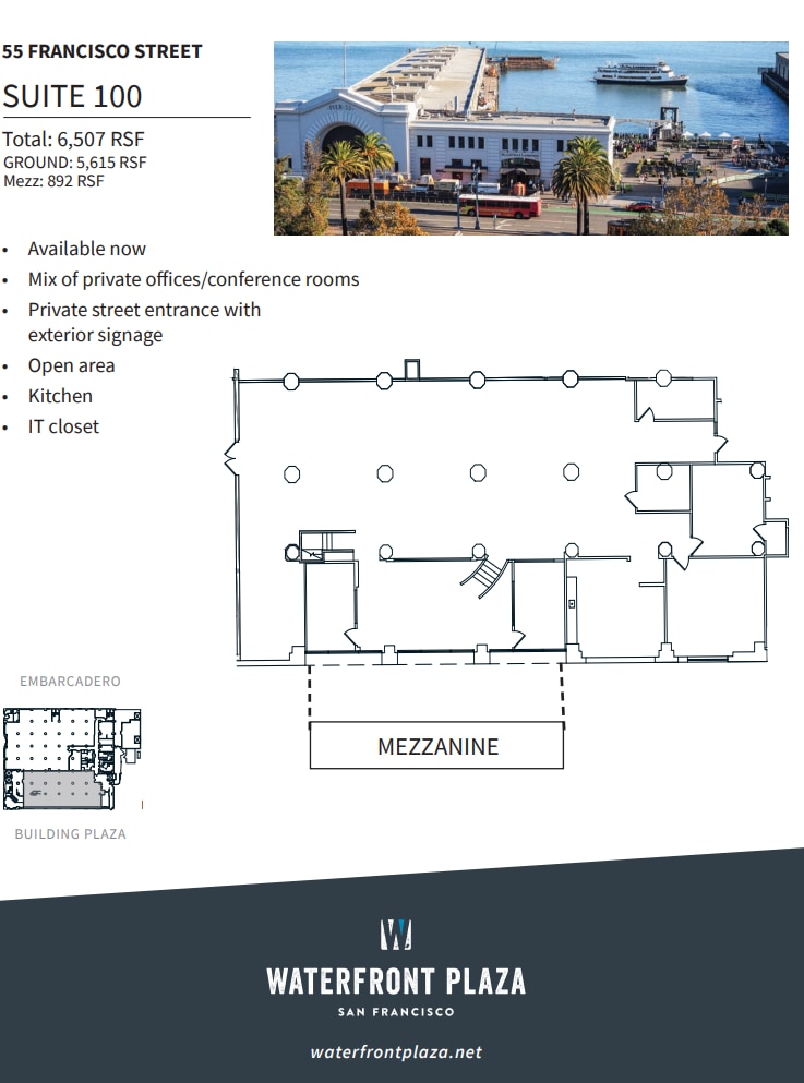 1700 Montgomery St, San Francisco, CA à louer Plan d’étage– Image 1 sur 1