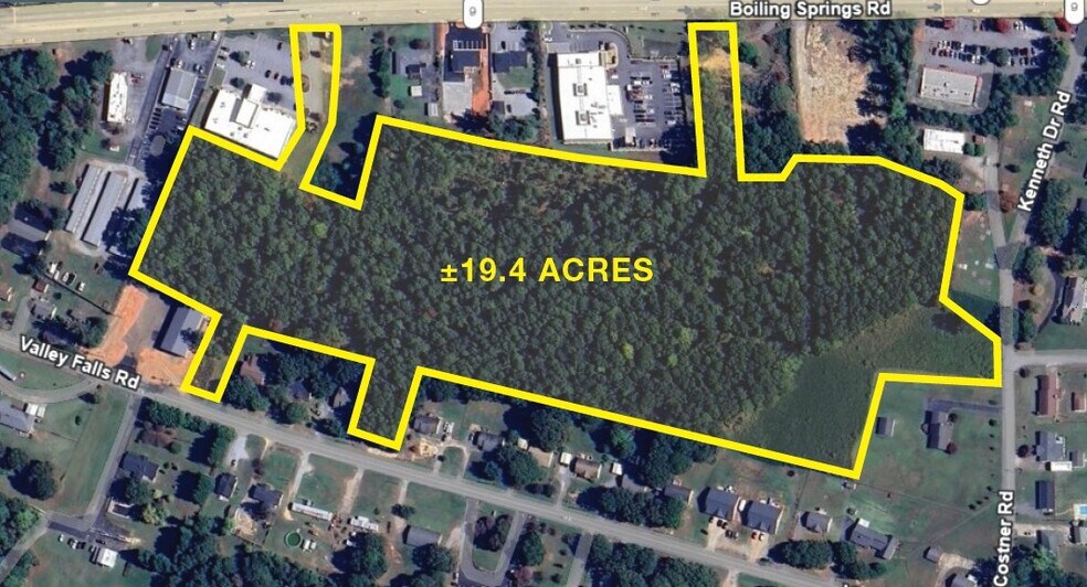 8638 Valley Falls rd, Boiling Springs, SC à vendre - Aérien – Image 1 sur 1