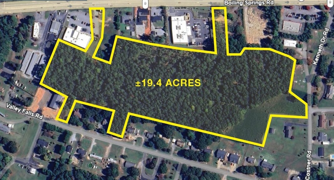 8638 Valley Falls rd, Boiling Springs, SC à vendre Aérien– Image 1 sur 2