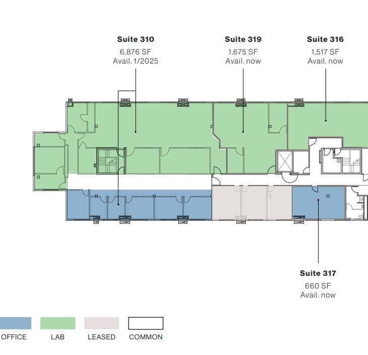 3030 Bunker Hill St, San Diego, CA à louer Plan d’étage– Image 1 sur 1