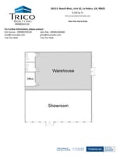 1251-1401 S Beach Blvd, La Habra, CA à louer Plan d’étage– Image 2 sur 2