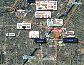 2230 Fort St, Lincoln Park, MI - VUE AÉRIENNE vue de carte - Image1