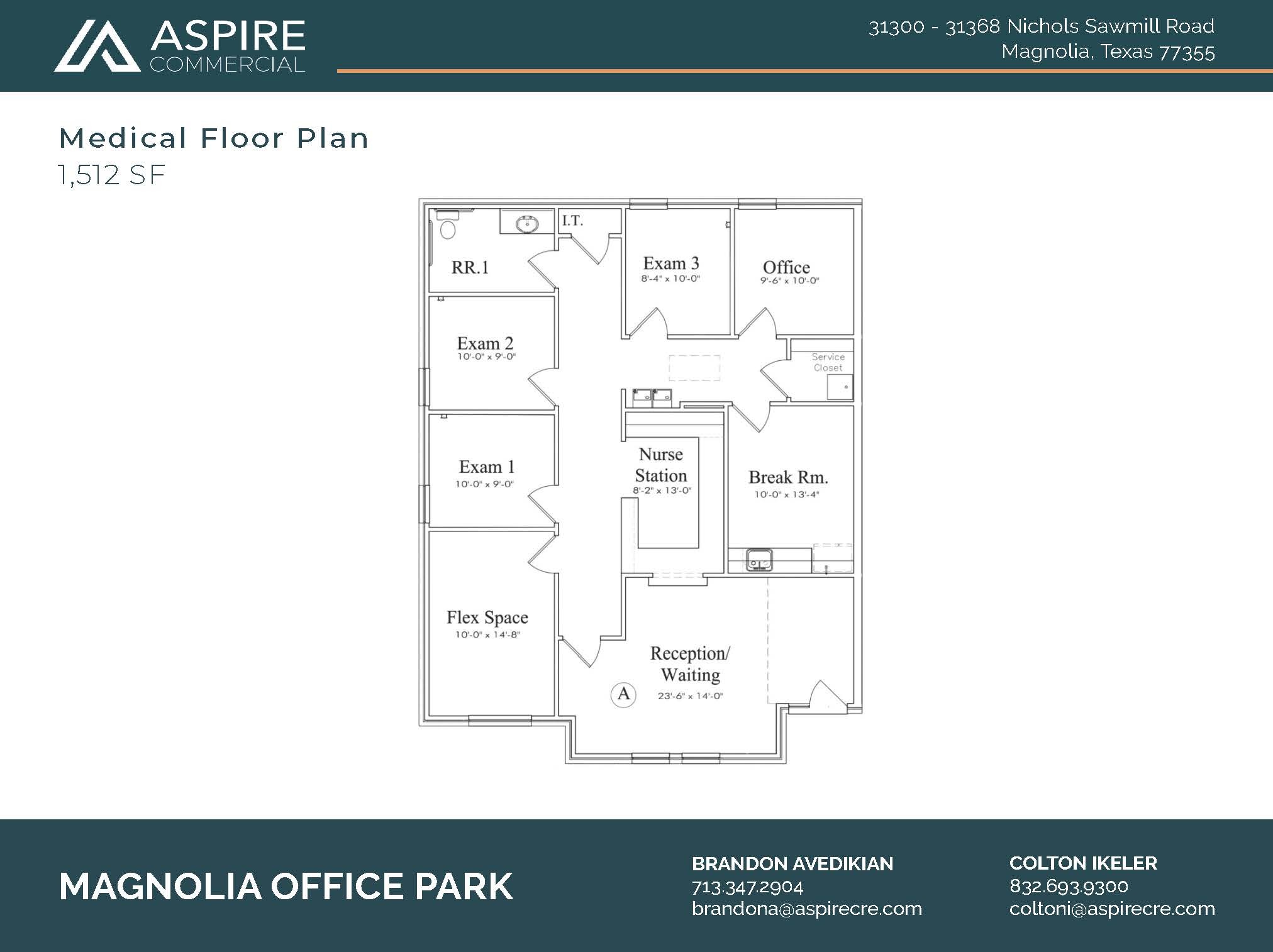 31368 Nichols Sawmill Rd, Magnolia, TX à louer Plan d’étage– Image 1 sur 1