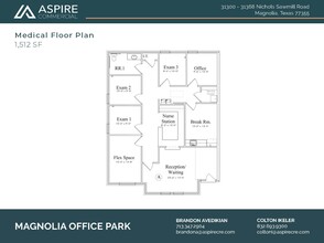 31368 Nichols Sawmill Rd, Magnolia, TX à louer Plan d’étage– Image 1 sur 1