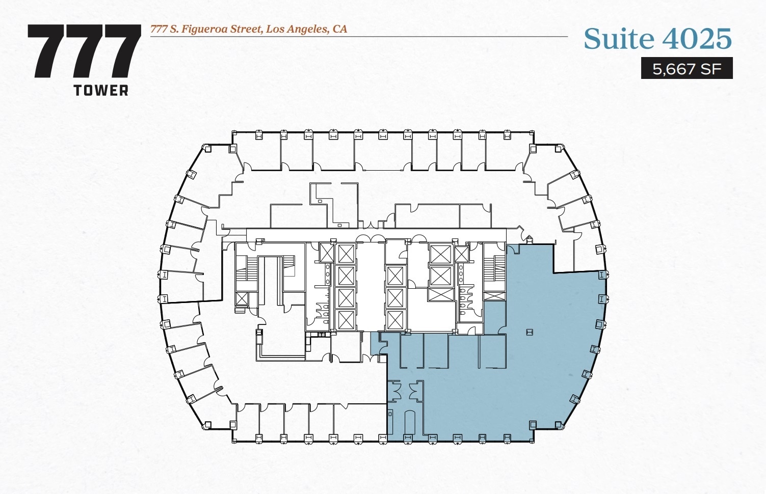777 S Figueroa St, Los Angeles, CA à louer Plan d’étage– Image 1 sur 1