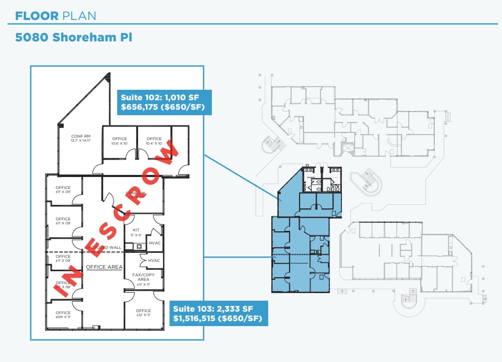5080 Shoreham Pl, San Diego, CA 92122 - Lot 102 - - Plan d’étage - Image 1 of 1
