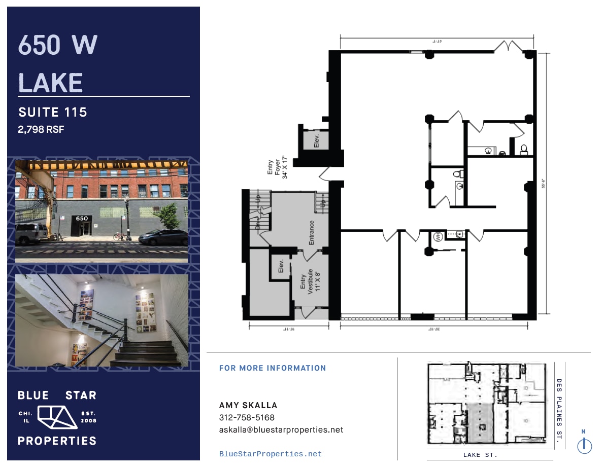 650 W Lake St, Chicago, IL à louer Plan d’étage– Image 1 sur 1