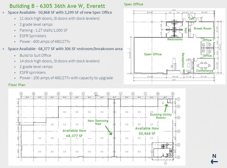 6305 36th Ave W, Everett, WA à louer - Plan d’étage type – Image 3 sur 3