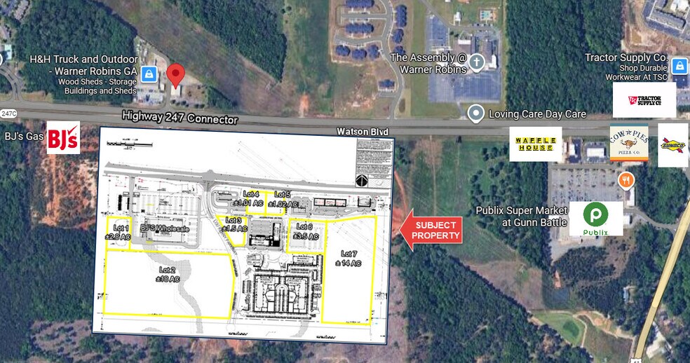 6110 Watson Blvd, Byron, GA à vendre - Photo de l’immeuble – Image 2 sur 5