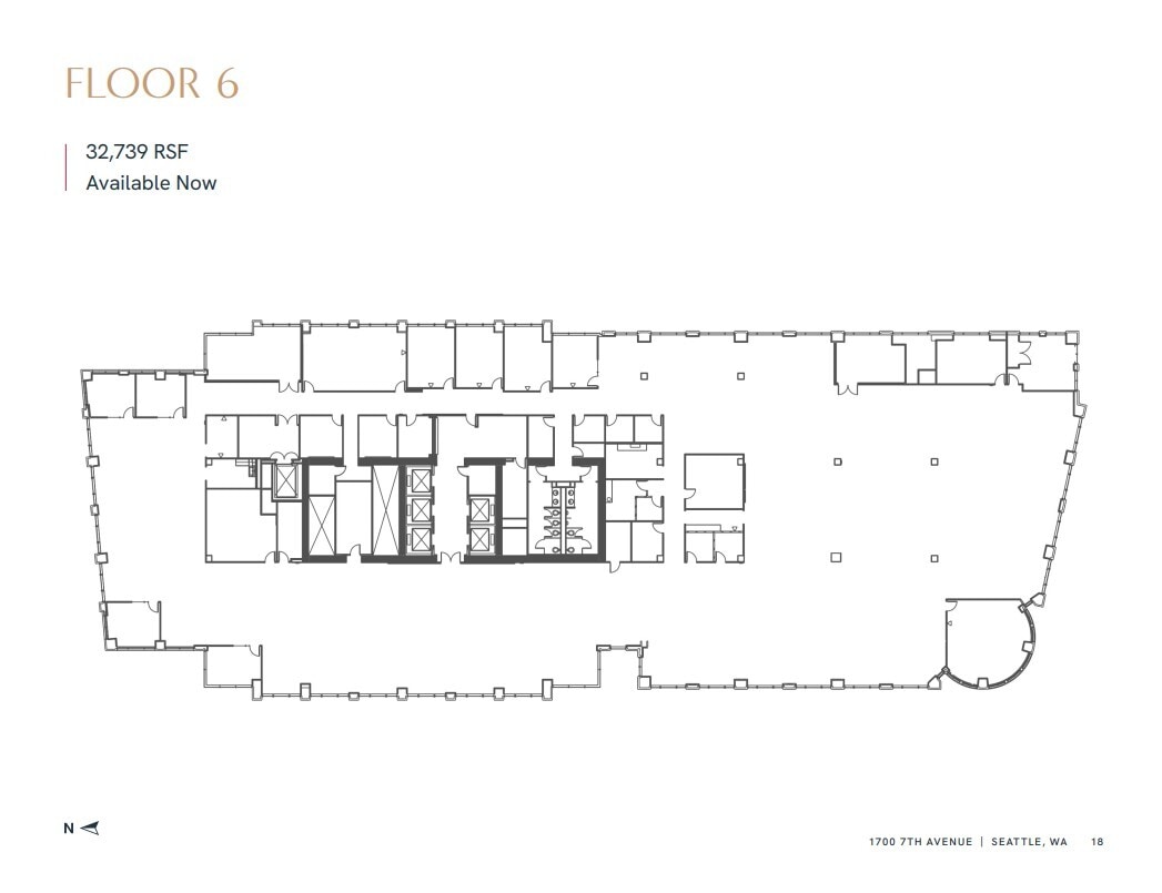 1700 7th Ave, Seattle, WA à louer Plan d’étage– Image 1 sur 1