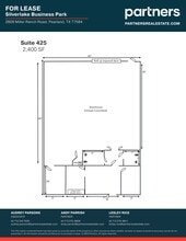 2825 Miller Ranch Rd, Pearland, TX à louer Plan de site– Image 1 sur 1