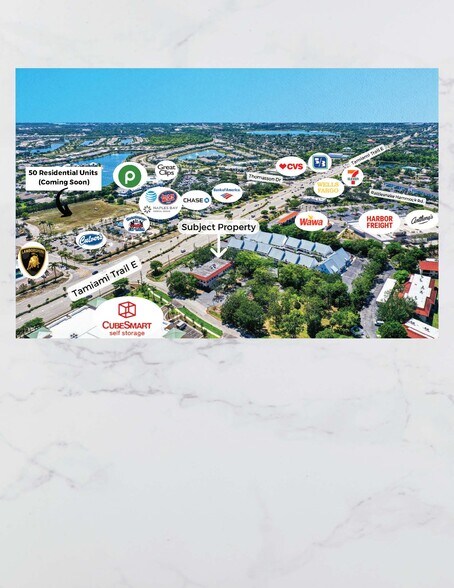 5101 Tamiami Trl E, Naples, FL à louer - Aérien – Image 2 sur 8