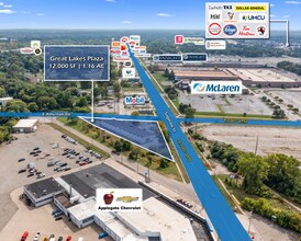 3725 S Saginaw St, Flint, MI - Vue aérienne  vue de carte - Image1