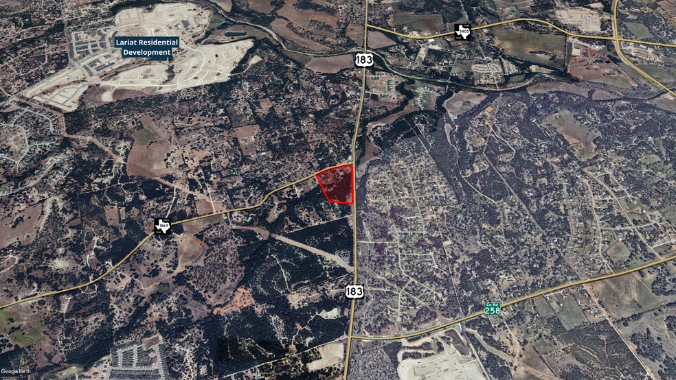 Hwy 183 & RM 1869, Liberty Hill, TX à vendre - Photo de l’immeuble – Image 2 sur 5