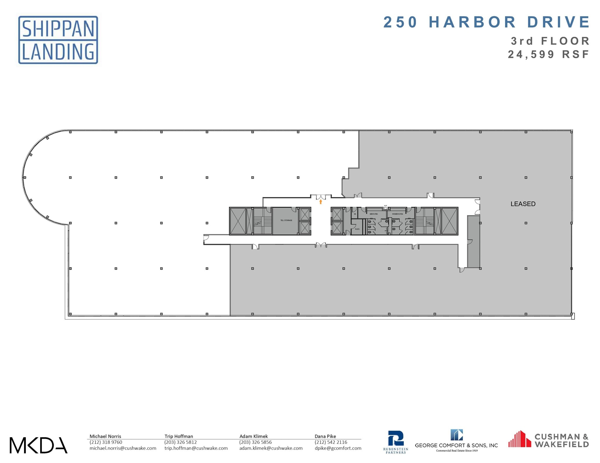 208 Harbor Dr, Stamford, CT à louer Plan d’étage– Image 1 sur 1