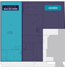 11 NW 8th St, Oklahoma City, OK à louer Plan d’étage– Image 2 sur 9