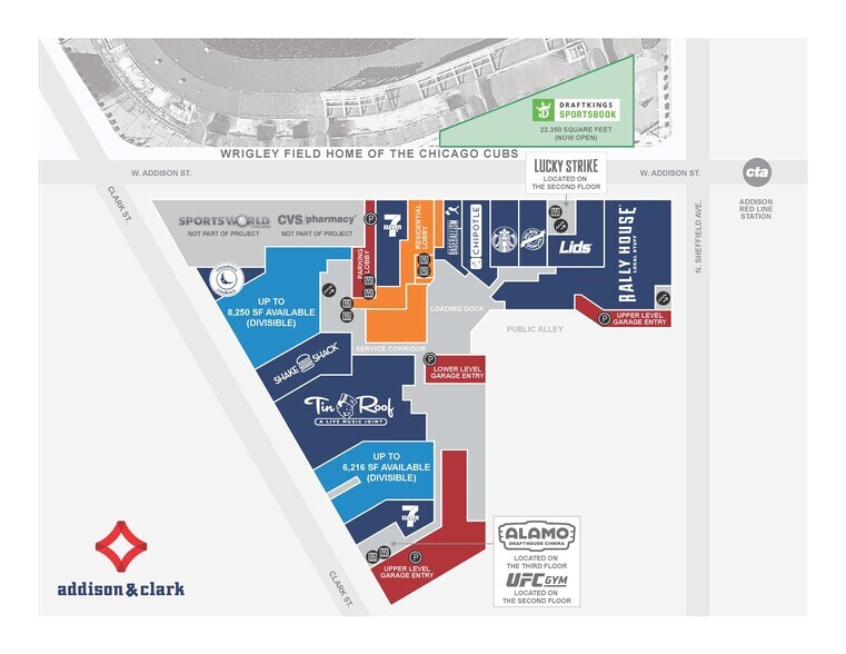 1025 Addison St, Chicago, IL à louer - Plan d’étage – Image 2 sur 6